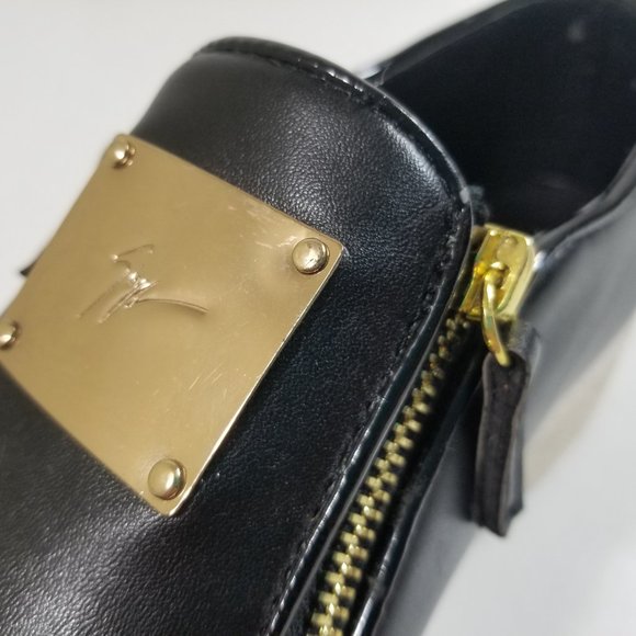Giuseppe Zanotti Men Logo Double Zip Loafers Sz 45 main image 10